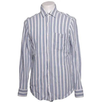 Chemise (Bleu, Blanc) de Mudo Collection Coton, Lyocell