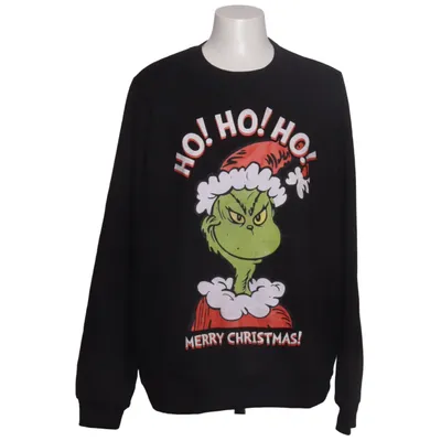Pull de Noël (Noir) de Dr. Seuss Coton, Polyester, Viscose