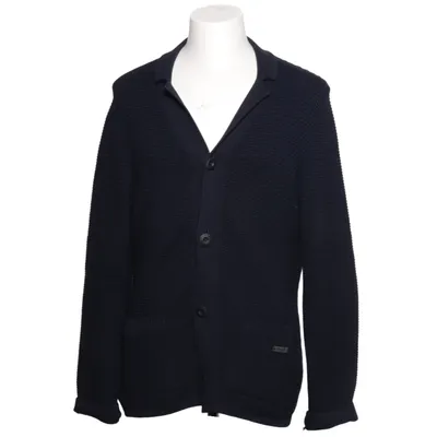 Cardigan (Blue) from Maerz Muenchen Acrylic, Cotton, Wool