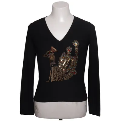 Langærmet t-shirt (Sort) fra Eleven Bomuld, Elastan, Polyester