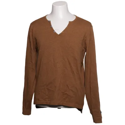 Pullover (Brown) from Cast Iron Cotton