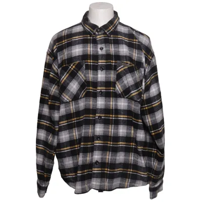 Flannel shirt (Black, Gray, Yellow) from EIGHTYFIVE Acrylic, Cotton, Polyester