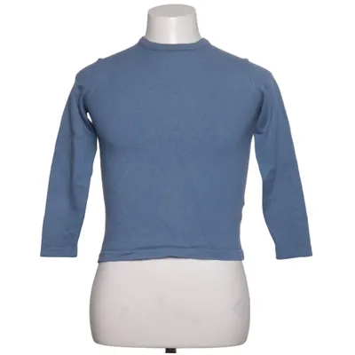 Long sleeve T-shirt (Blue) from Wormland Merino wool