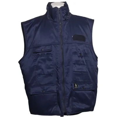 Gilet d'extérieur (Bleu) de Mascot Acrylique, Coton, Nylon, Polyester
