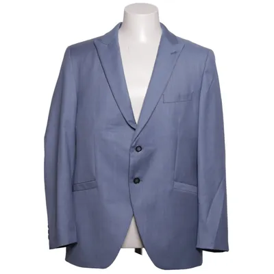 Blazer (Bleu) de Wilvorst Viscose, Laine
