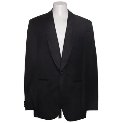 Smoking blazer (Zwart) van Hugo Boss Polyester, Zijde, Viscose, Wol