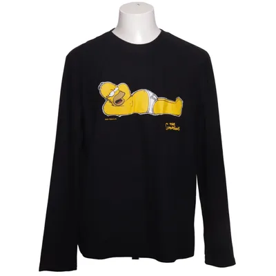 Långärmad t-shirt (Svart, Gul) från The Simpsons