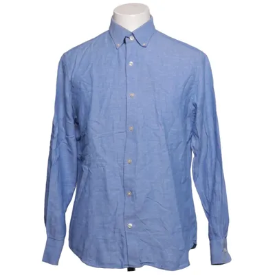 Button down shirt (Blue) from Charles Tyrwhitt Cotton, Linen