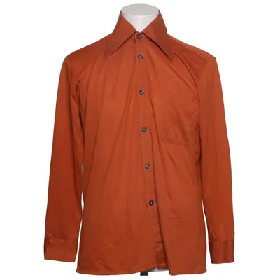 Shirt (Oranje) van Marvin Polyester, Viscose