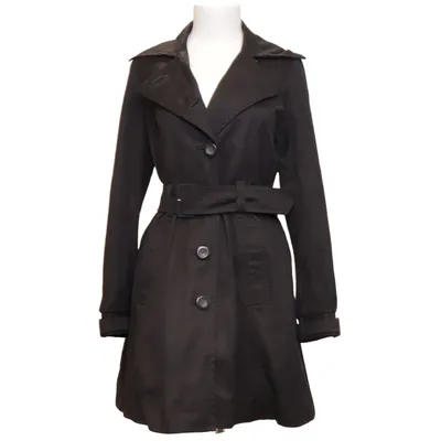 Trenchcoat (Sort) fra H&M Bomuld, Polyester