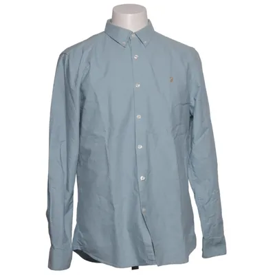 Button down shirt (Blue) from Farah Cotton