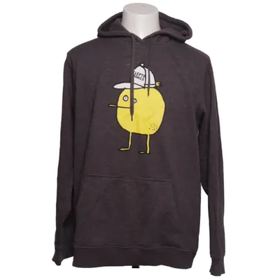 Hoodie (Gray, Yellow) from Cleptomanicx Cotton, Polyester