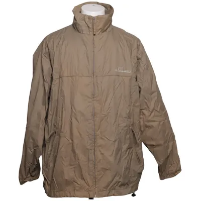 Rain jacket (Beige) from Le Frog Cotton, Polyamide, Polyester
