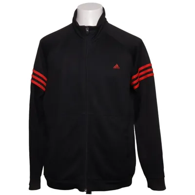 Träningsjacka (Svart, Röd) från Adidas Polyester