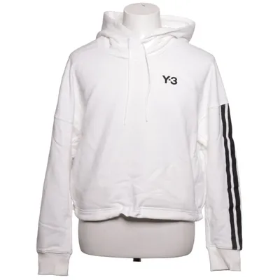 Hoodie (White) from Y-3 Yohji Yamamoto x Adidas Cotton, Elastane