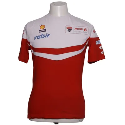 T-shirt (Red, White, Multicolored) from Ducati Cotton
