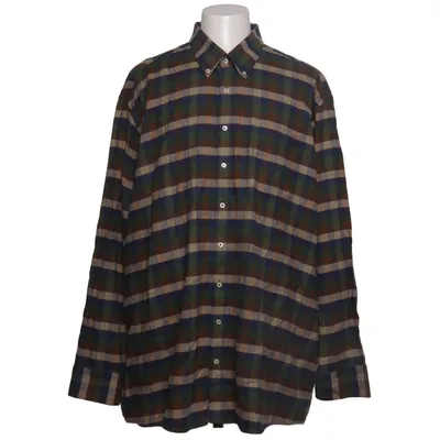 Flanellskjorta (Blå, Grön, Beige) från Redmond Bomull