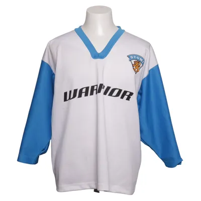 Hockey jersey (White, Blue, Multicolored) from Warrior Polyester