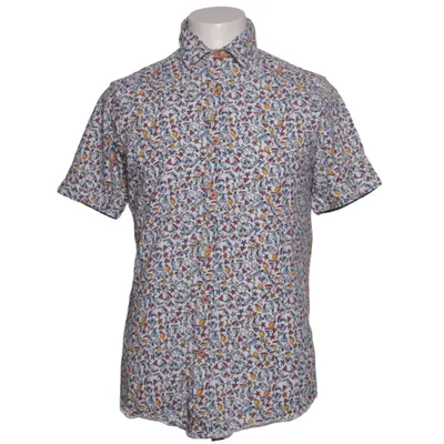 Short sleeve shirt (White, Multicolored) from Robert Graham Cotton, Elastane