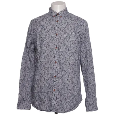 Buttondownskjorte (Blå, Hvid) fra Plectrum by Ben Sherman Bomuld