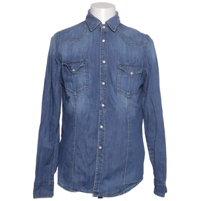 Chemise en jean (Bleu) de Benetton Jeans Coton