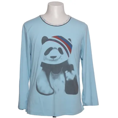 Langærmet t-shirt (Blå, Flerfarvet) fra S&Y