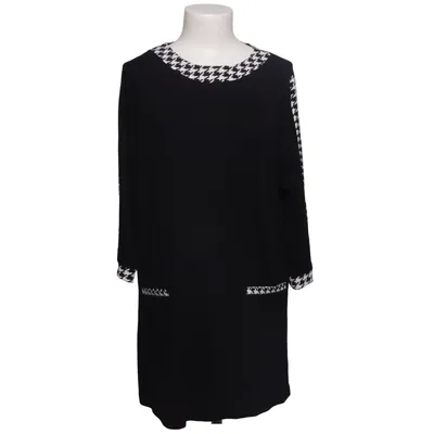 Dress (Black, White) from Leins' Elastane, Viscose