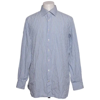 Chemise (Bleu, Blanc) de Brioni