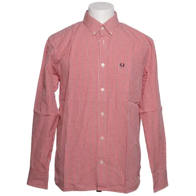 Overhemd (Rood, Wit) van Fred Perry Katoen