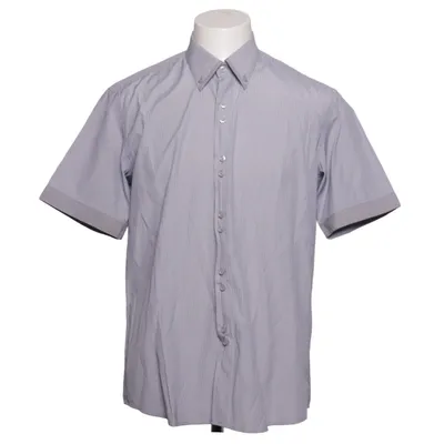 Chemise à manches courtes (Bleu, Blanc) de Aspeed Coton
