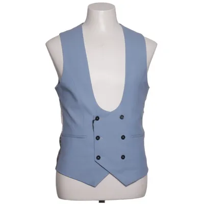 Suit vest (Blue) from Twisted Tailor Elastane, Polyester, Viscose, Wool