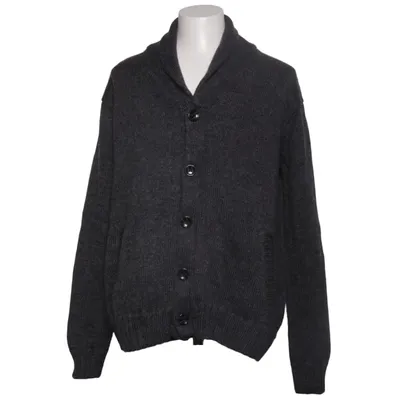 Cardigan (Gris) de Woolovers Cachemire, Laine de mouton