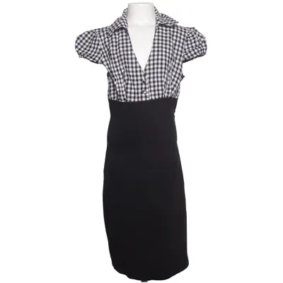 Kjole (Sort, Hvid) fra Young Blood Elastan, Polyester