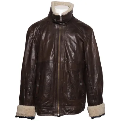 Shearling jacket (Brown, Beige) from Milestone