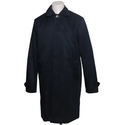 Frakke (Blå) fra H&M Man Bomuld, Polyester
