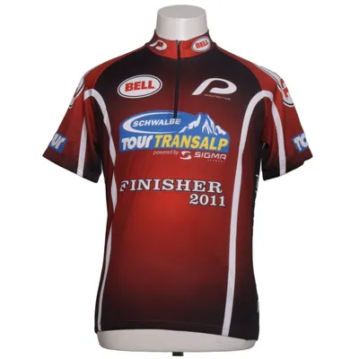 Wielershirt (Rood, Zwart, Wit) van Protective Polyester