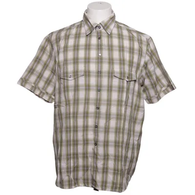 Short sleeve shirt (Green, White) from Biaggini Cotton