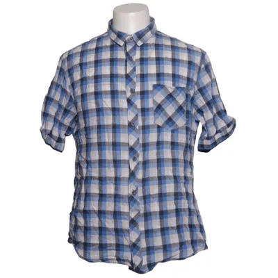 Chemise à manches courtes (Bleu, Blanc, Gris) de Manguun Coton
