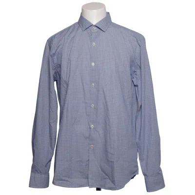 Shirt (Blue, White) from Nils Sundström Cotton
