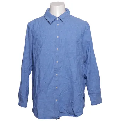 Shirt (Blue) from H&M Cotton, Linen