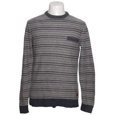 Sweater (Gray, White) from Quiksilver Cotton, Polyamide