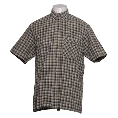 Short sleeve shirt (Beige, Black) from Trachten