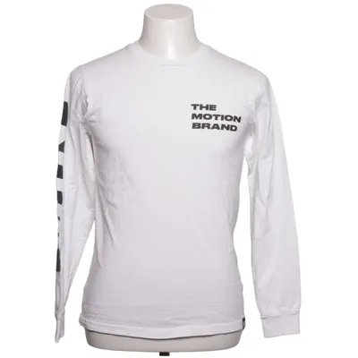 Langærmet t-shirt (Hvid, Sort) fra The Brand Økologisk bomuld