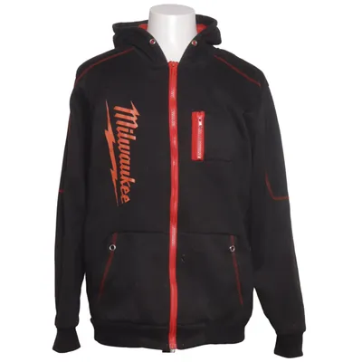 Capuchon sweater (Zwart, Rood) van Milwaukee Polyester