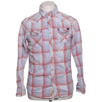 Flanellen overhemd (Blauw, Rood, Wit) van Poolman