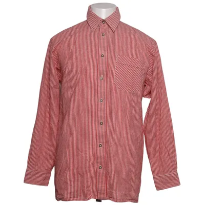 Shirt (Red, White) from Trachten Cotton