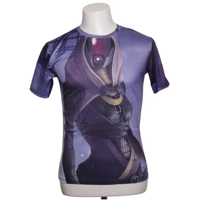 T-shirt (Lila, Svart)