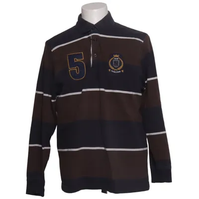 Rugby Shirt (Blau, Braun, Weiß) von Jan Paulsen Baumwolle