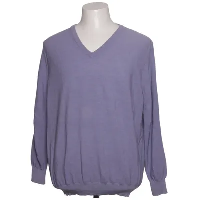 Pullover (Blå, Lilla) fra Andrea Fenzi Merinould