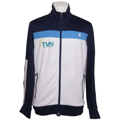 Sports jacket (Blue, White) from K-Swiss Polyester